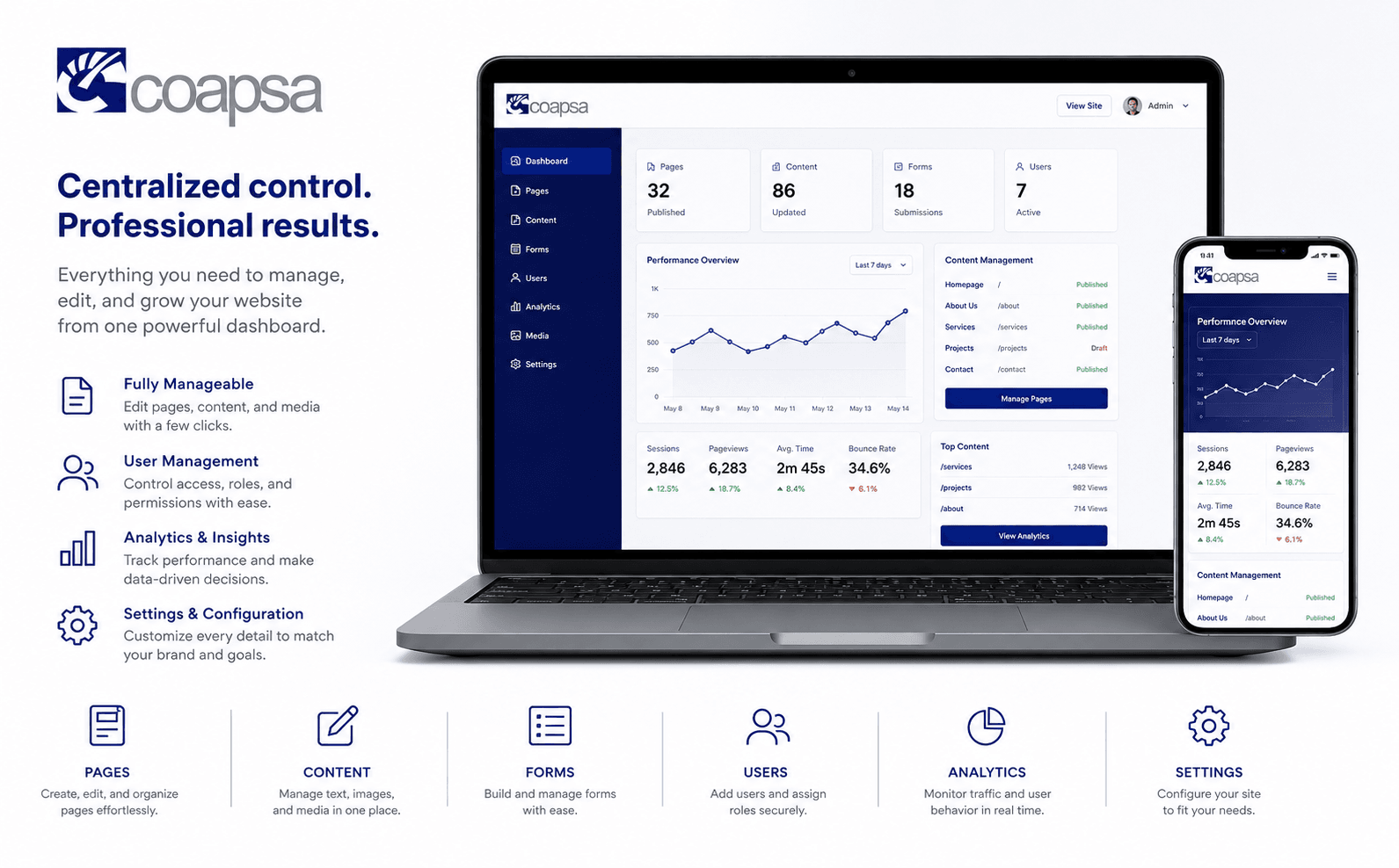 COAPSA — Web corporativa totalmente gestionable — Galería 2