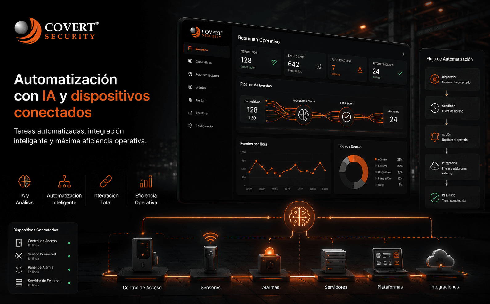 COVERT SECURITY — Integración de cámaras, sistemas SCADA y automatización inteligente — Galería 2