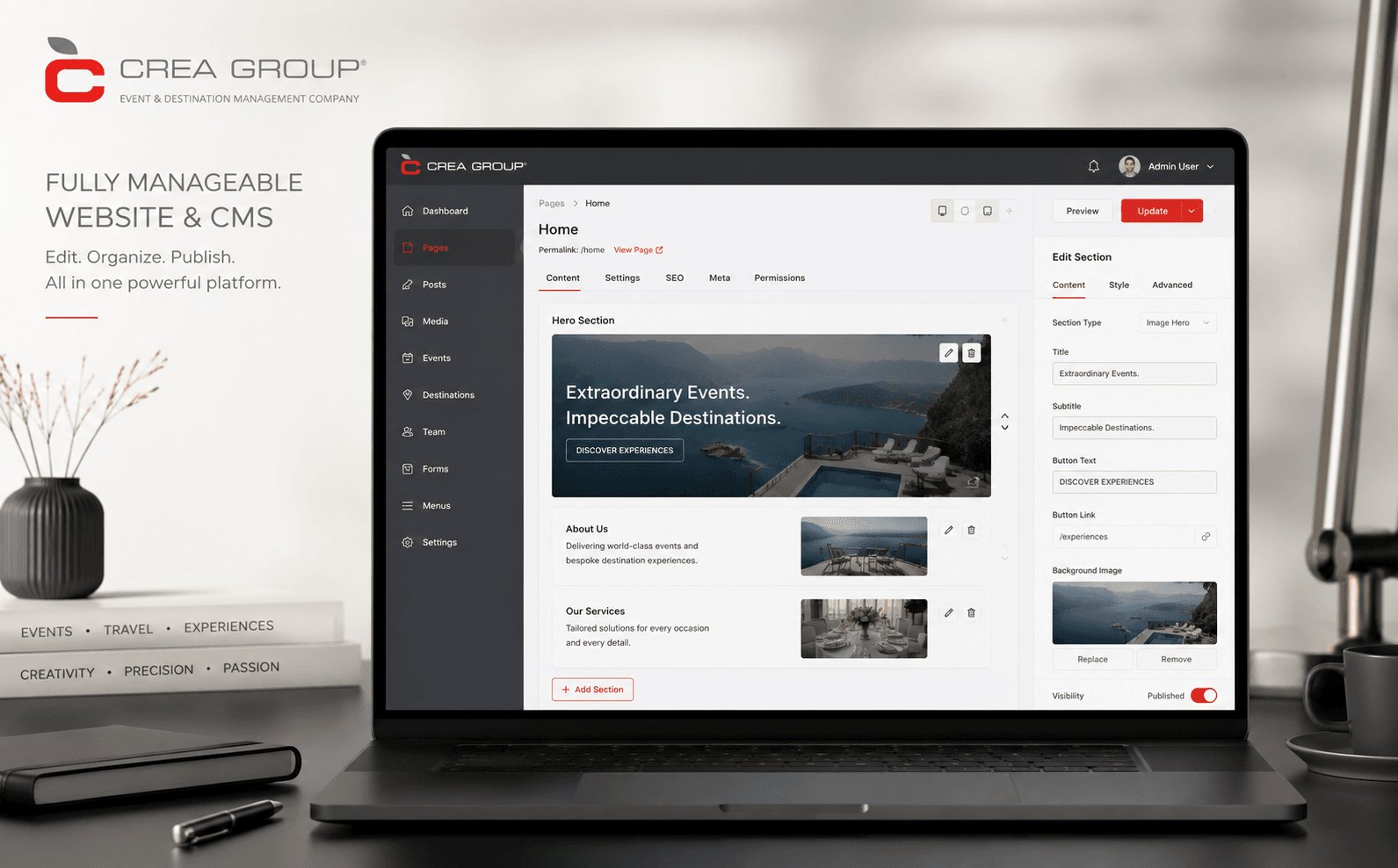 CREA GROUP — Una experiencia digital a la altura de eventos extraordinarios — Galería 1