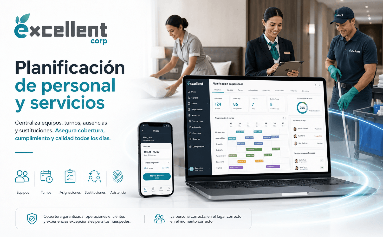 Excellent Corp — Gestión integral de servicios, personal y recursos — Gallery 1