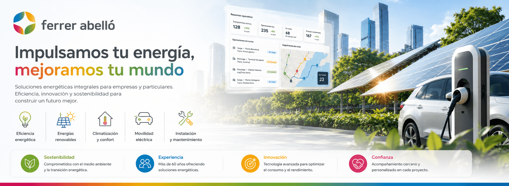 Ferrer Abelló — Gestión conectada del transporte y las operaciones de descarga — Galería