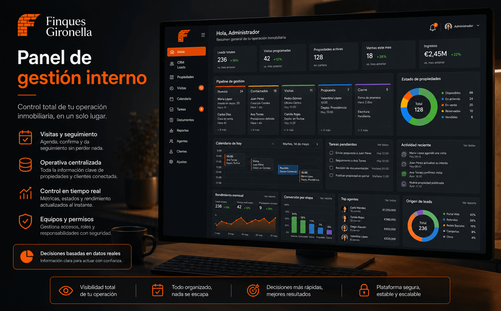 FINCAS GIRONELLA- Portal inmobiliario y panel de gestión — Galeria 2