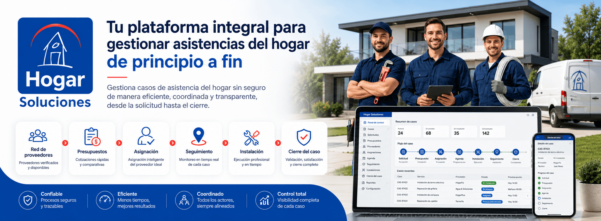 HOGAR SOLUCIONES - Plataforma gestión integral reparaciones — Gallery
