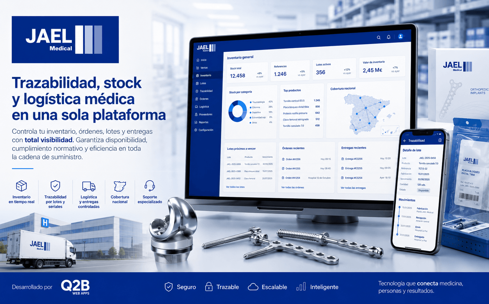 JAEL Medical — ERP integral para la gestión de material quirúrgico y coordinación hospitalaria — Galería 2