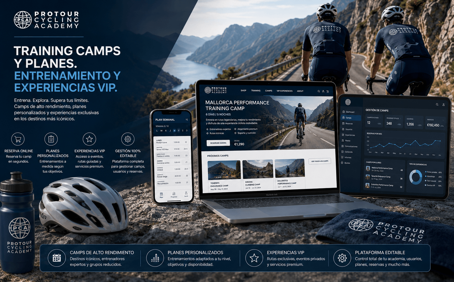 Protour Cycling Academy — Ecommerce y plataforma digital para ciclistas premium — Galería 2