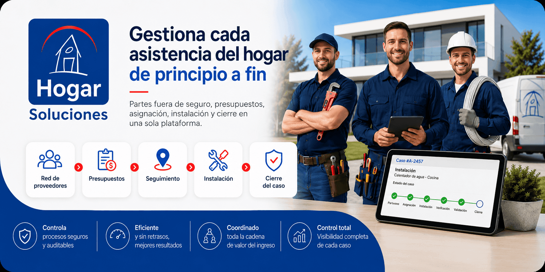 HOGAR SOLUCIONES - Plataforma gestión integral reparaciones